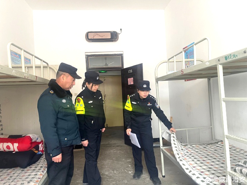 合阳公安开展校园安全检查。