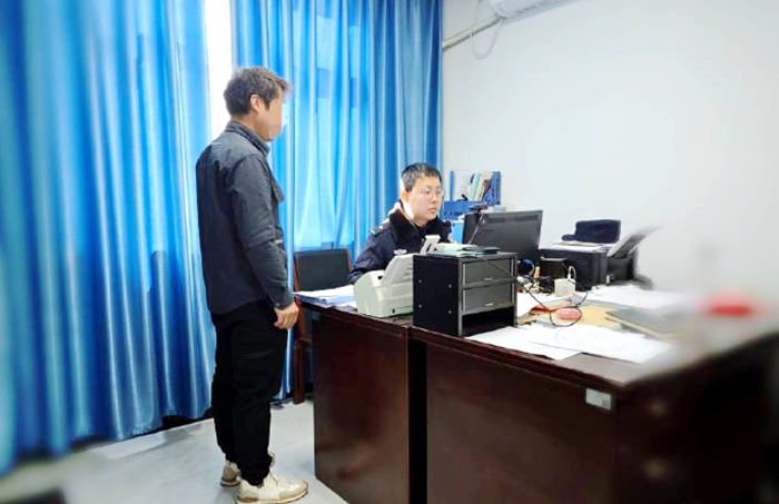 富平公安紧急止付一起电信诈骗案件。