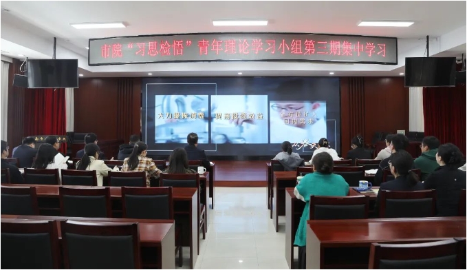 渭南市人民检察院“习思检悟”青年干警理论学习小组开展2025年第三期集中学习。