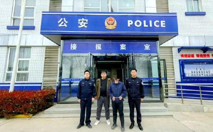 韩城公安抓获网上追逃人员。