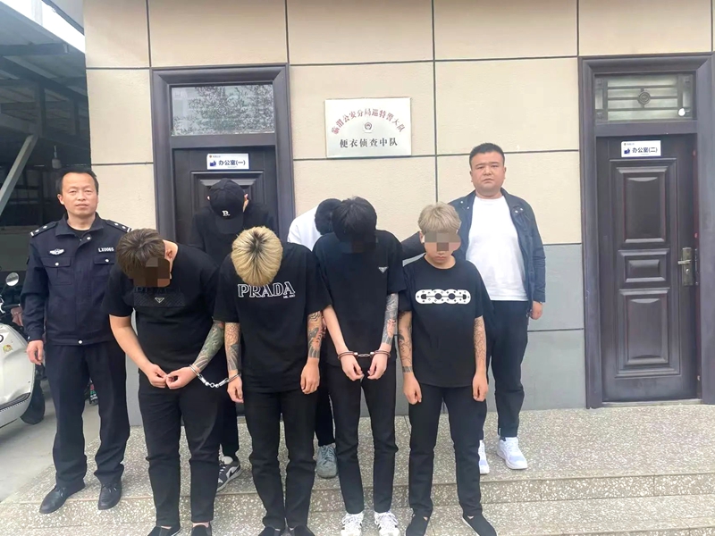 临渭公安分局巡特警大队成功破获系列砸车玻璃盗窃案。