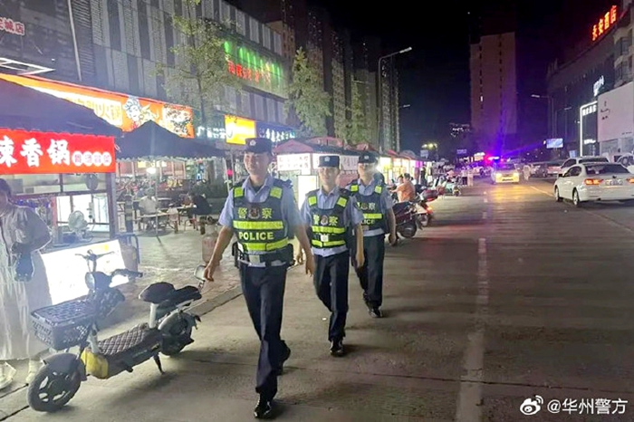 华州公安：“警”力全开 脚步不停护平安.