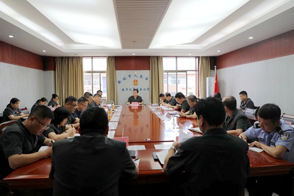 韩城法院召开脱薄评估重点工作汇报点评会.