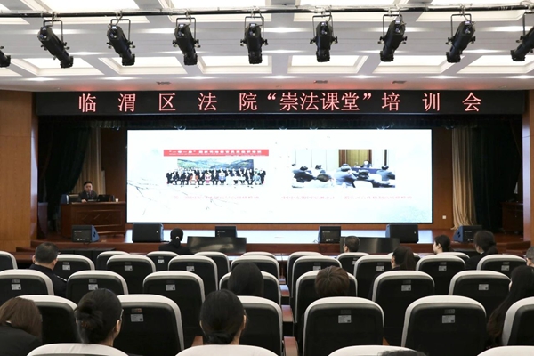 临渭法院邀请西北政法大学陈玺教授进行专题讲座。