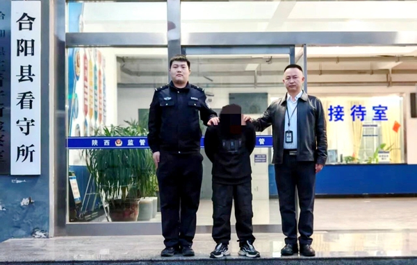 合阳公安破获盗窃电缆案。