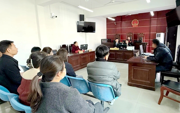 临渭法院组织庭审观摩活动.