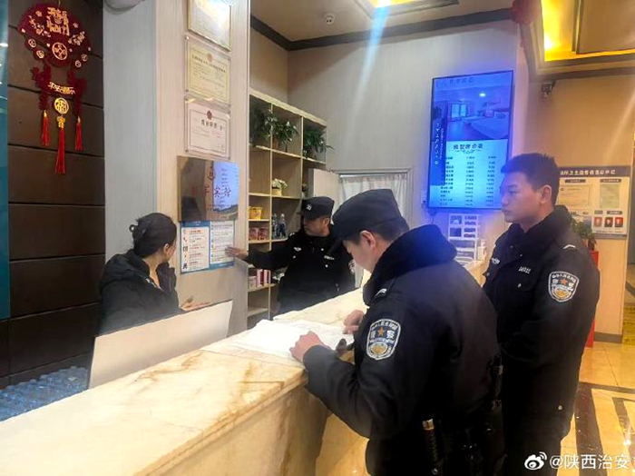 韩城公安开展旅馆业未成年人入住“五必须”专项检查。
