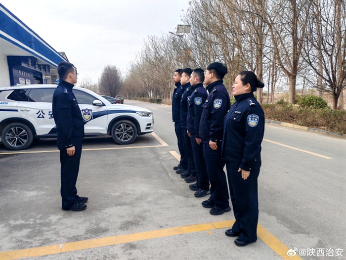 合阳公安路井派出所春训练兵拉开帷幕。