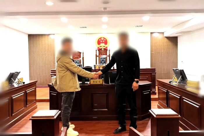 蒲城法院调解一起施工合同纠纷。