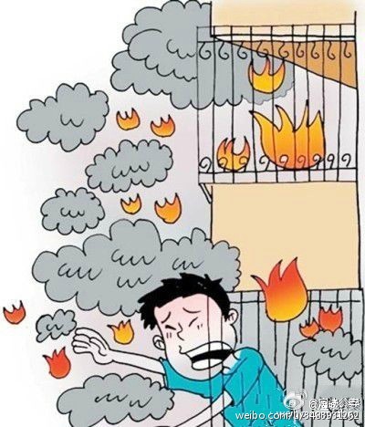 民警提示：勿让防盗窗挡住逃生路。